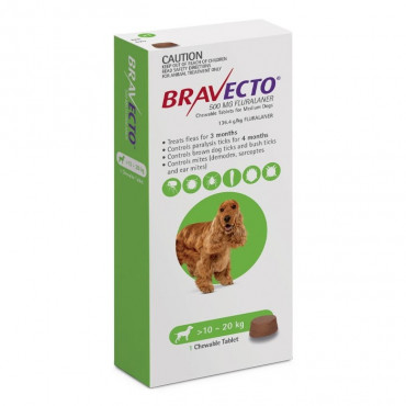 Bravecto 3 Month Medium Green Chew